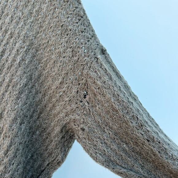 Vintage Todd Oldham Congovid Alpaca Wool Chunky Knit Sweater Brown Collar - Picture 9 of 9